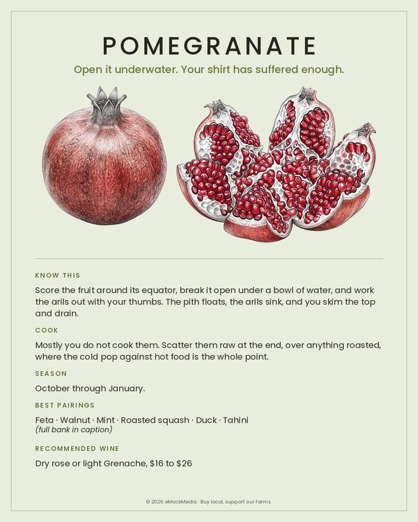Pomegranate card