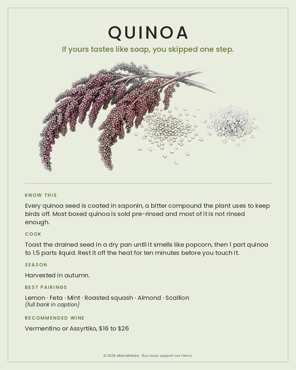 Quinoa card